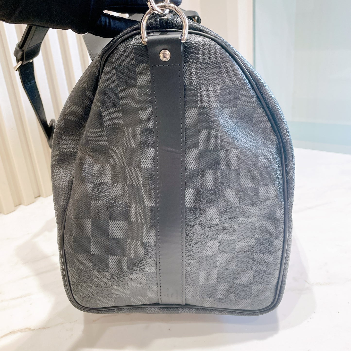 LV Damier Graphie Keepall Bandouliere 45