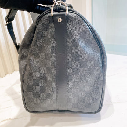 LV Damier Graphie Keepall Bandouliere 45