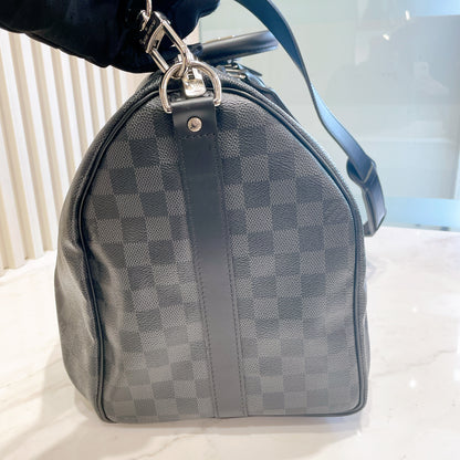 LV Damier Graphie Keepall Bandouliere 45