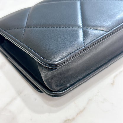 Chanel 19 WOC in Black GHW