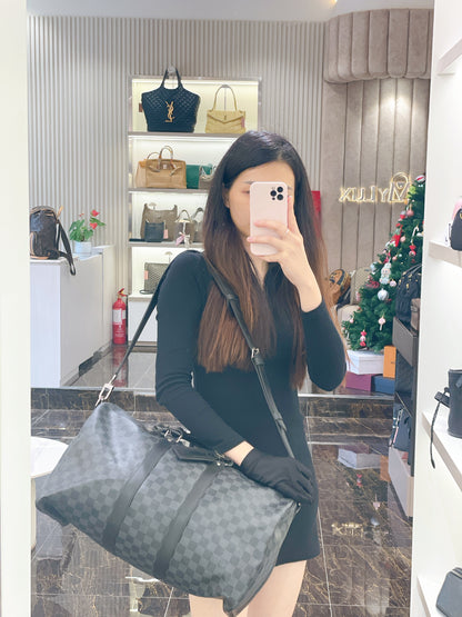 LV Damier Graphie Keepall Bandouliere 45