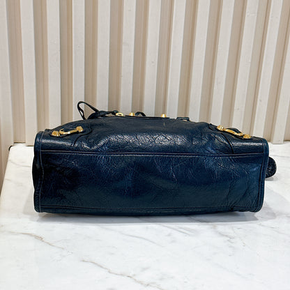 Balenciaga City Small in Blue
