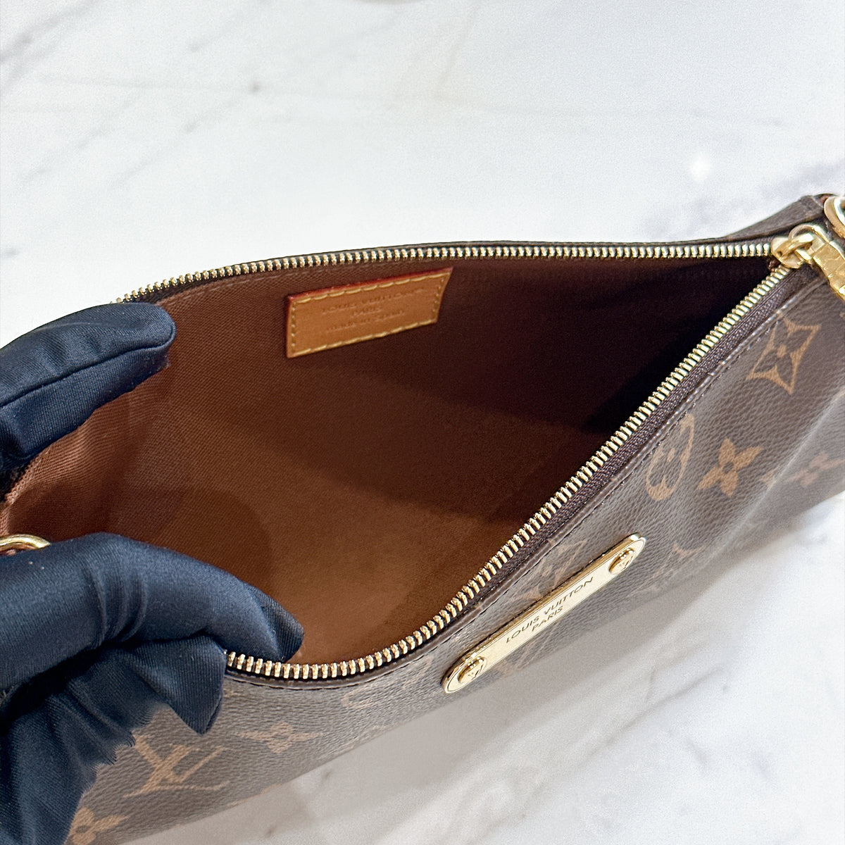 LV Monogram Eva Clutch