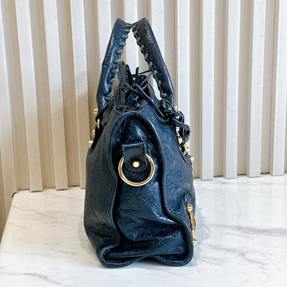 Balenciaga City Small in Blue
