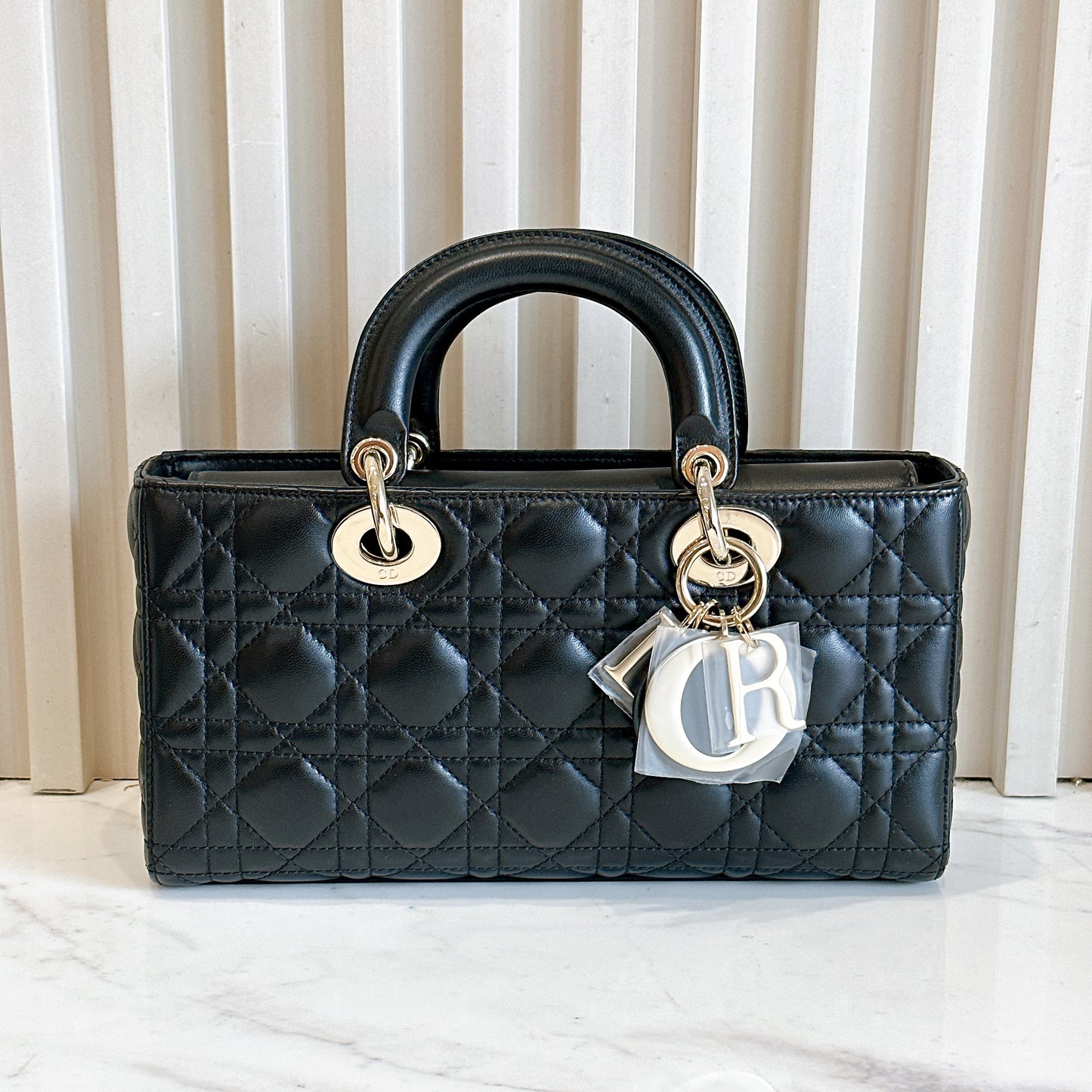 Lady D Joy Medium in Black GHW