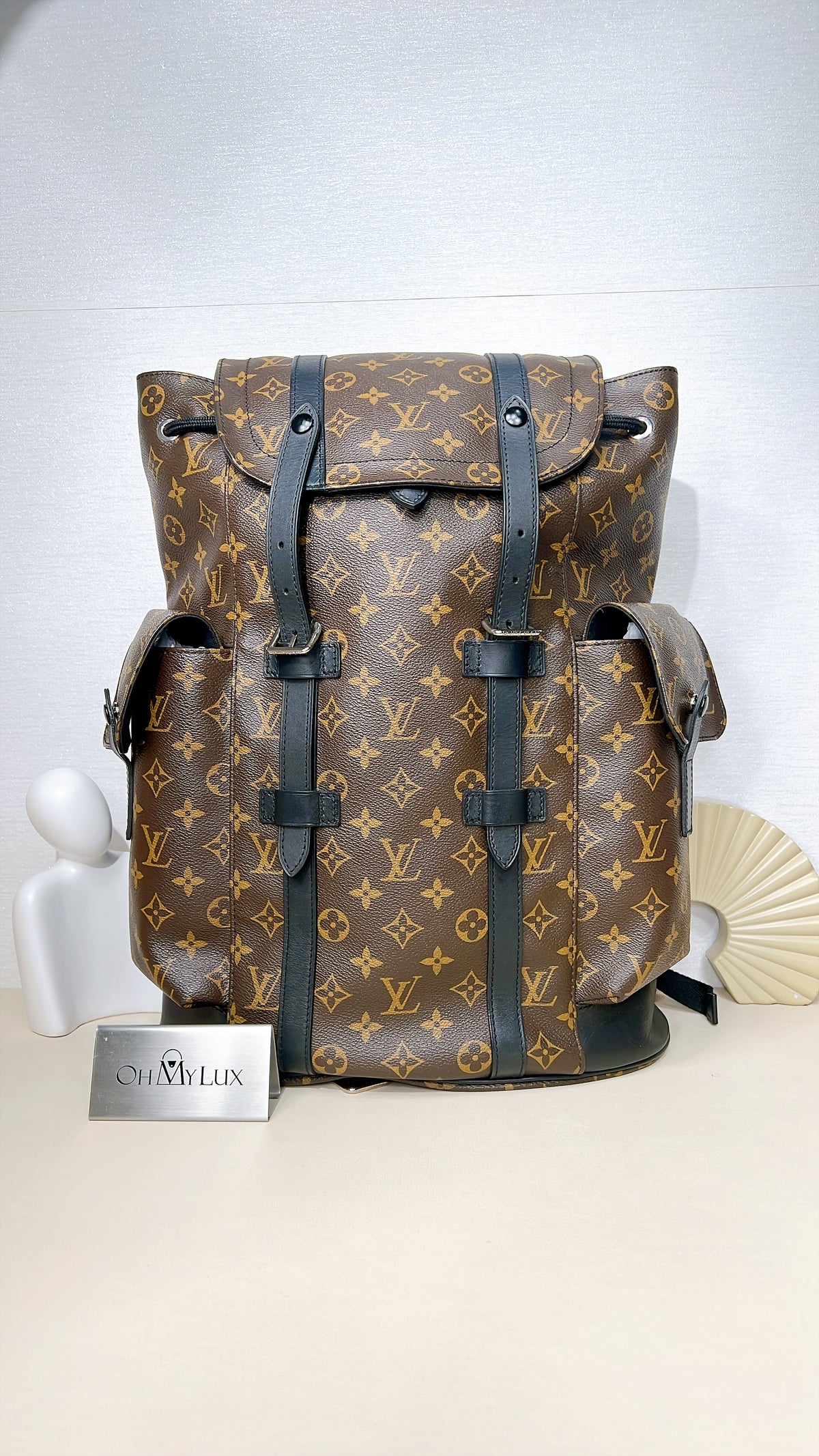 LV Monogram Christopher Backpack MM