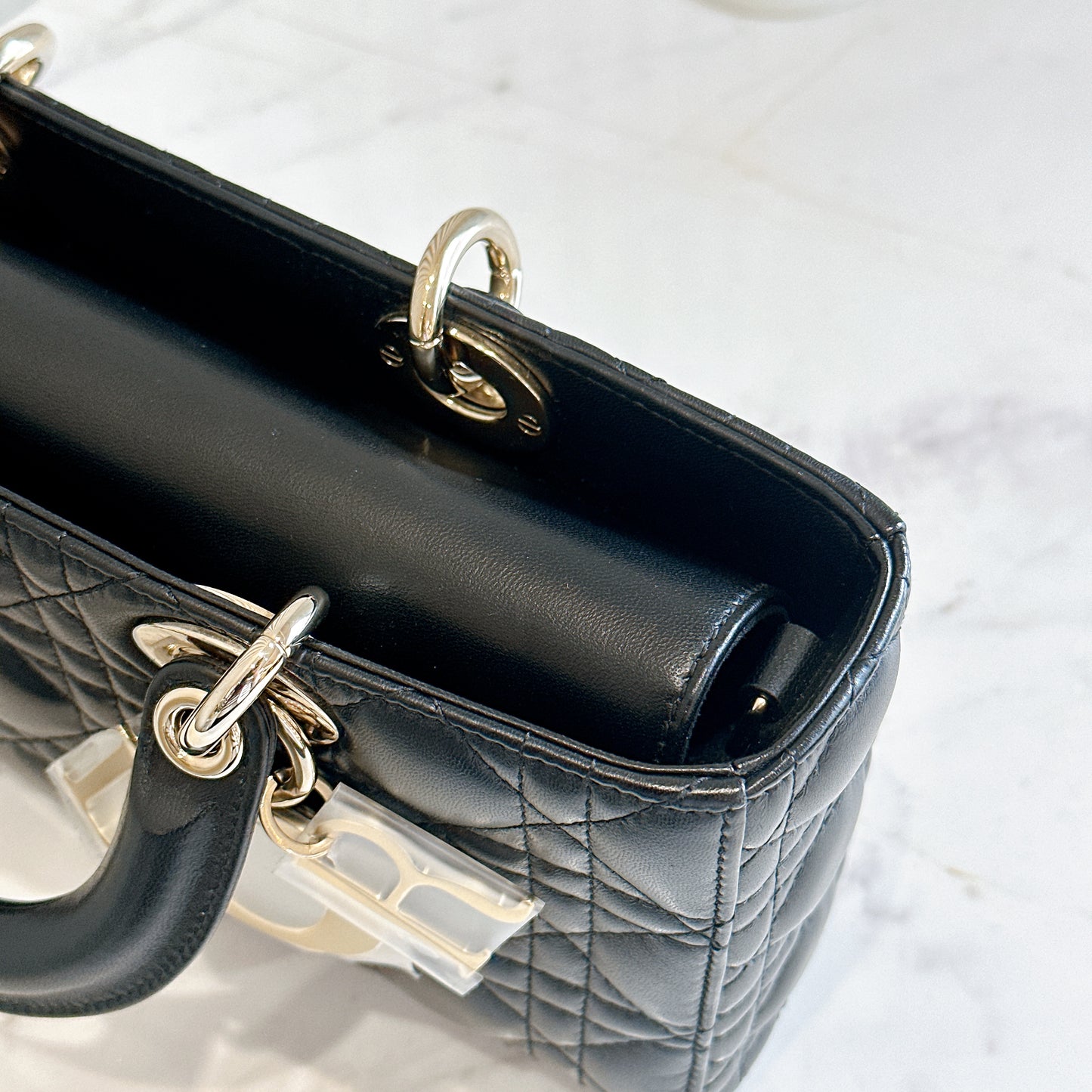 Lady D Joy Medium in Black GHW