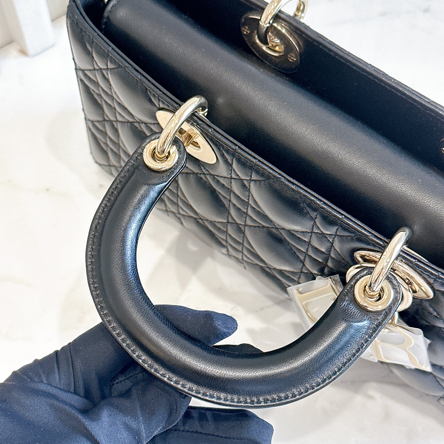Lady D Joy Medium in Black GHW