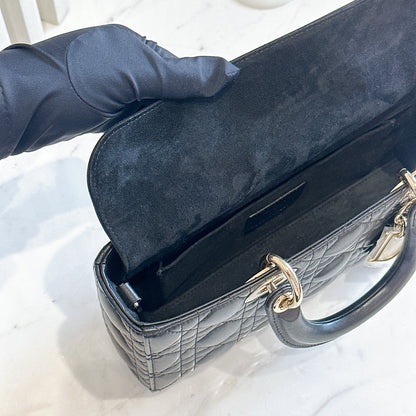 Lady D Joy Medium in Black GHW