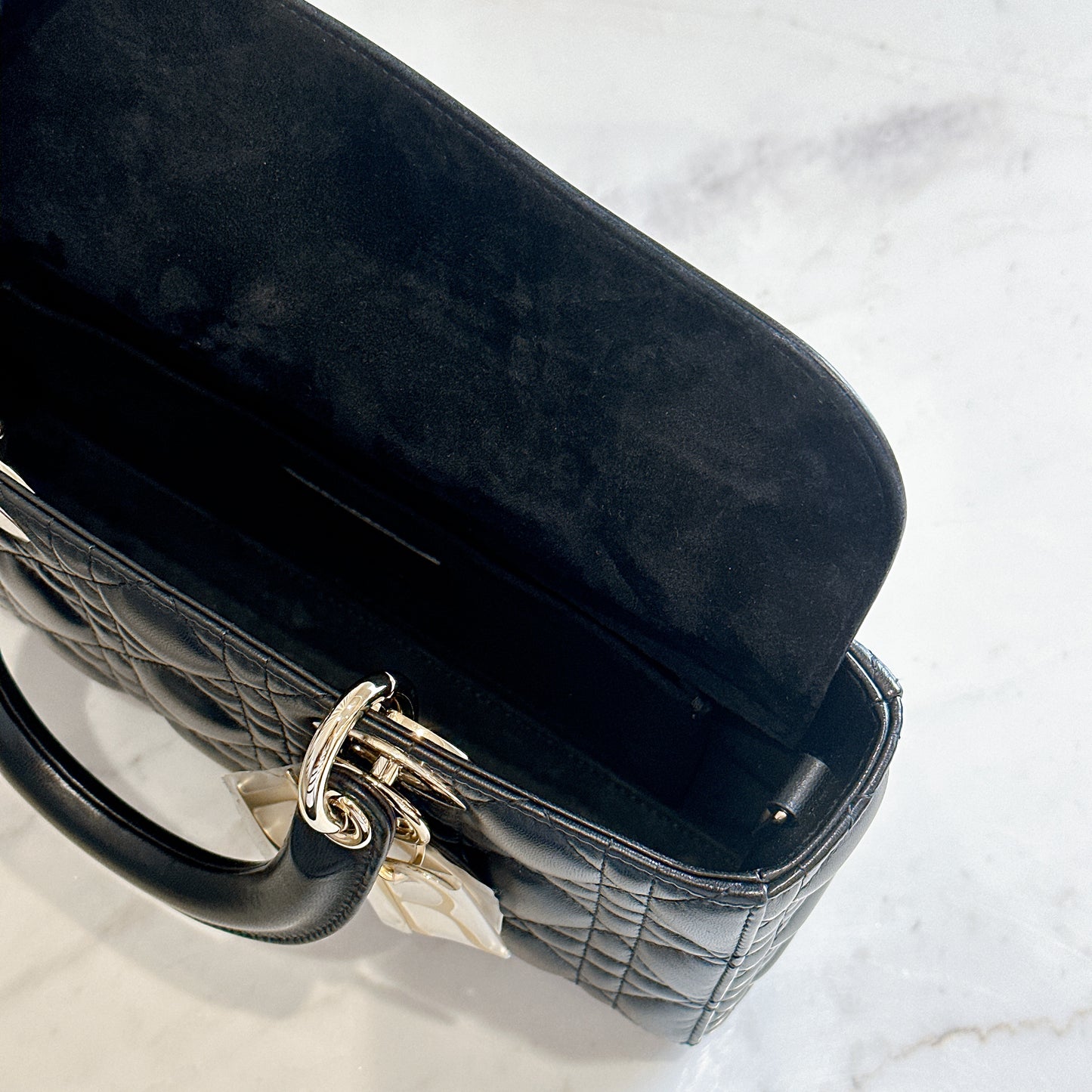 Lady D Joy Medium in Black GHW