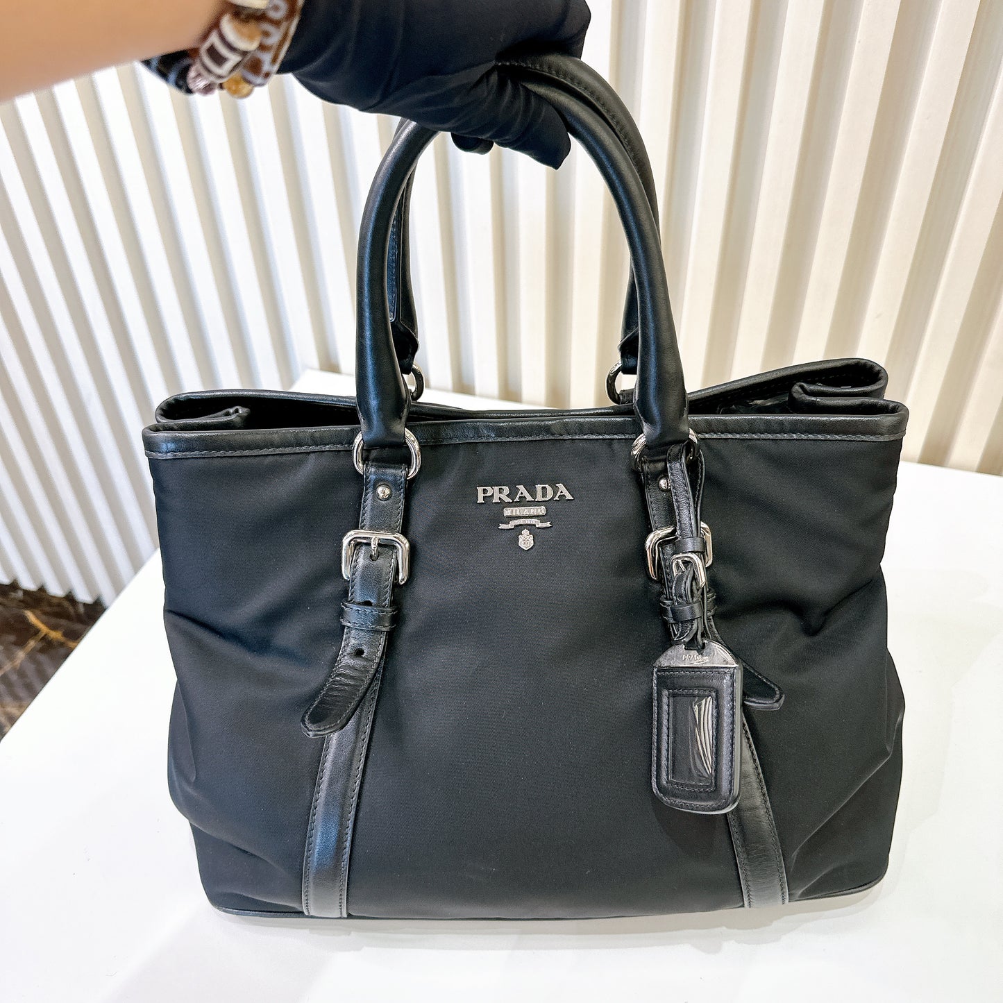 Prada Nylon Tessuto Bag in Black BN2832