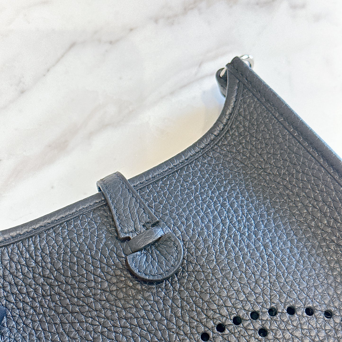 Hermes Mini Evelyne in Noir