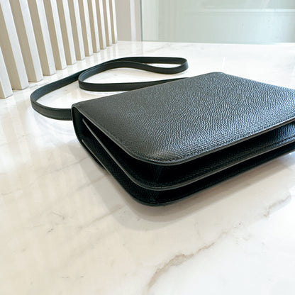 Hermes Constance 18 Epsom in Noir GHW