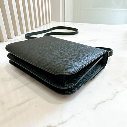 Hermes Constance 18 Epsom in Noir GHW