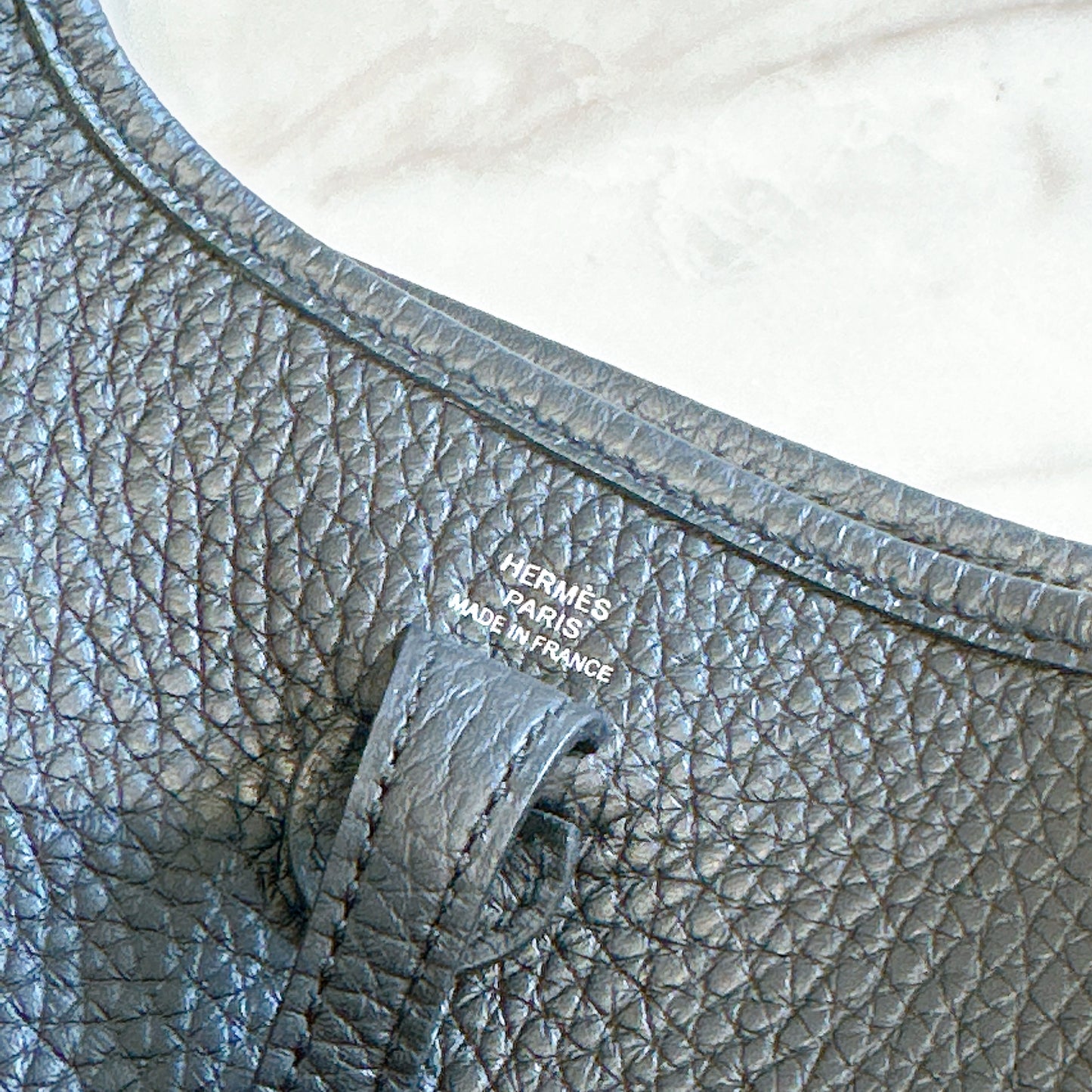 Hermes Mini Evelyne in Noir