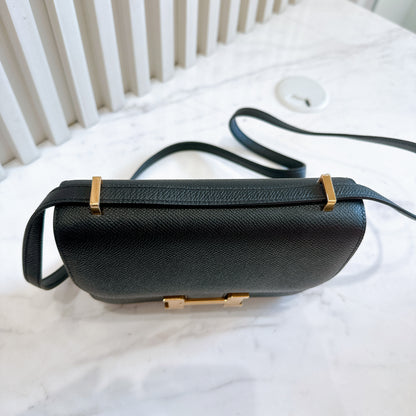 Hermes Constance 18 Epsom in Noir GHW