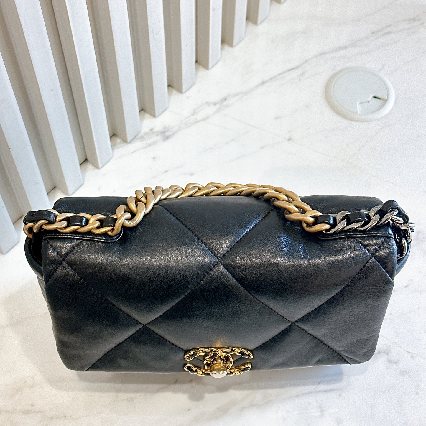 Chanel 19 Small in Black