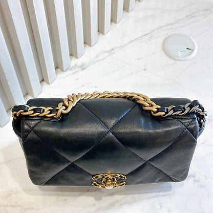 Chanel 19 Small in Black