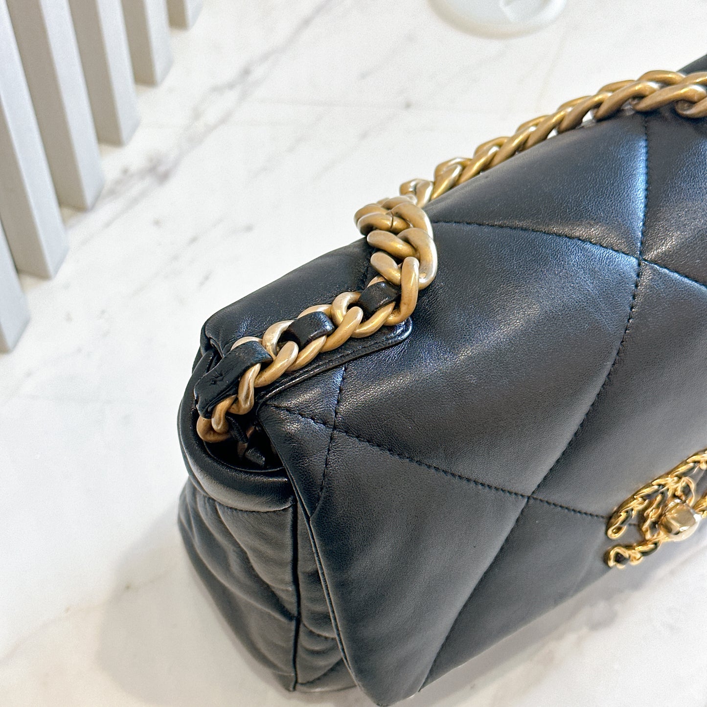 Chanel 19 Small in Black