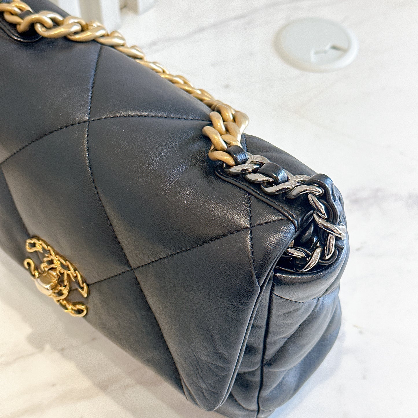 Chanel 19 Small in Black