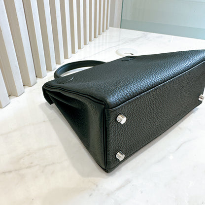 Hermes Kelly 25 Togo in Noir PHW