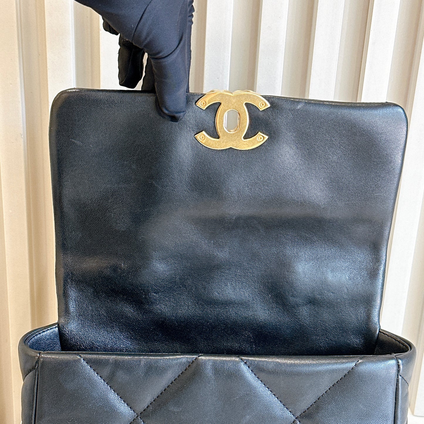 Chanel 19 Small in Black