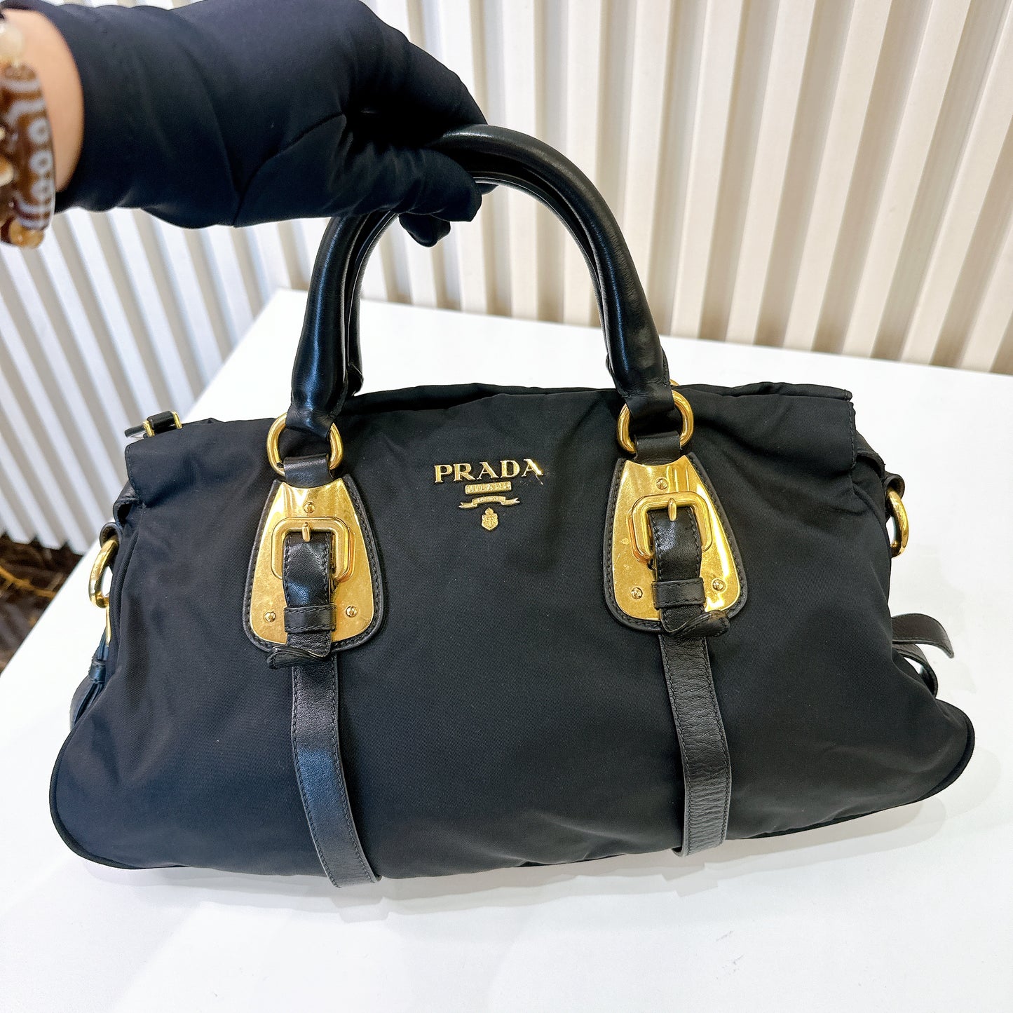 Prada Tessuto Nylon Crossbody Bag