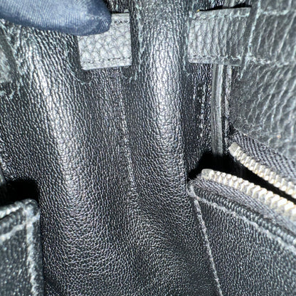 Hermes Kelly 25 Togo in Noir PHW