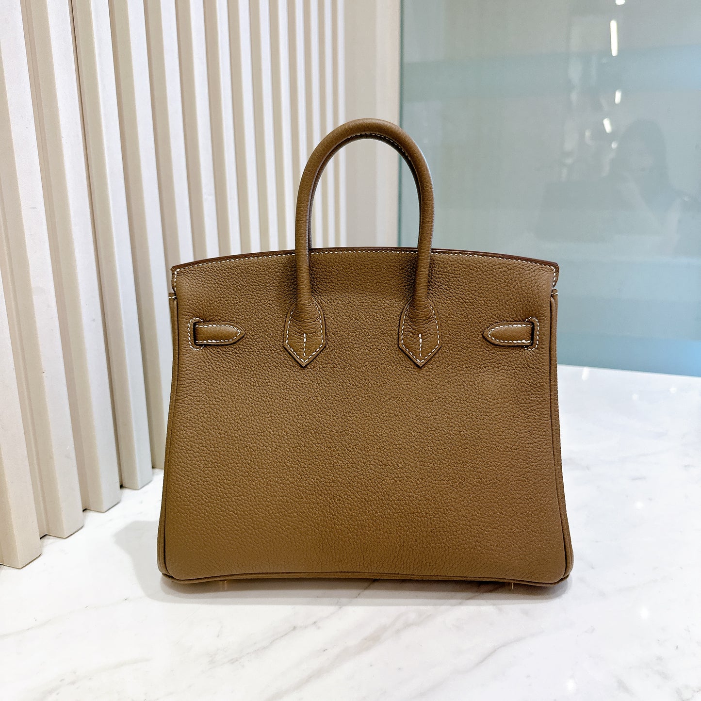 Hermes Birkin 25 Togo in Etoupe GHW