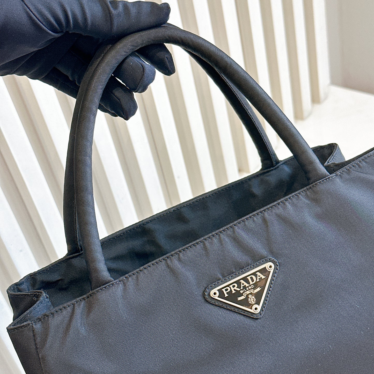 Prada Nylon Black Tote