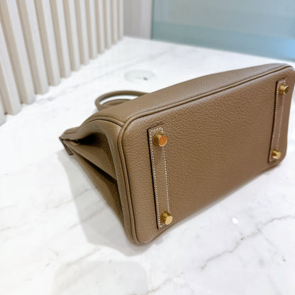 Hermes Birkin 25 Togo in Etoupe GHW