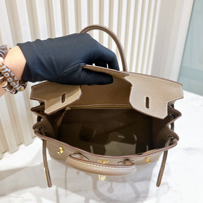 Hermes Birkin 25 Togo in Etoupe GHW