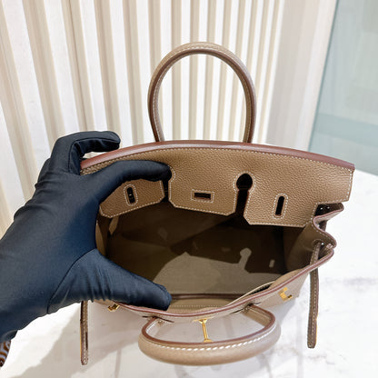 Hermes Birkin 25 Togo in Etoupe GHW