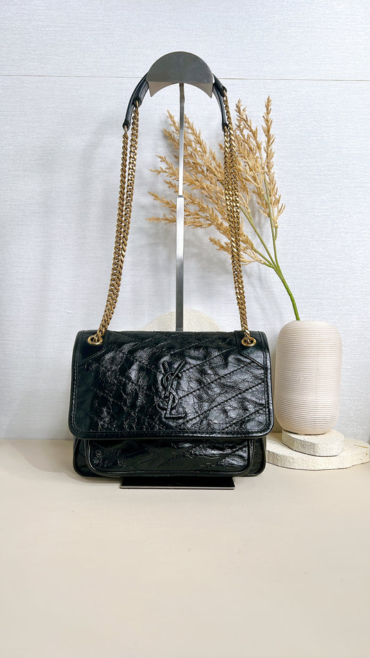 YSL Niki Baby in Black