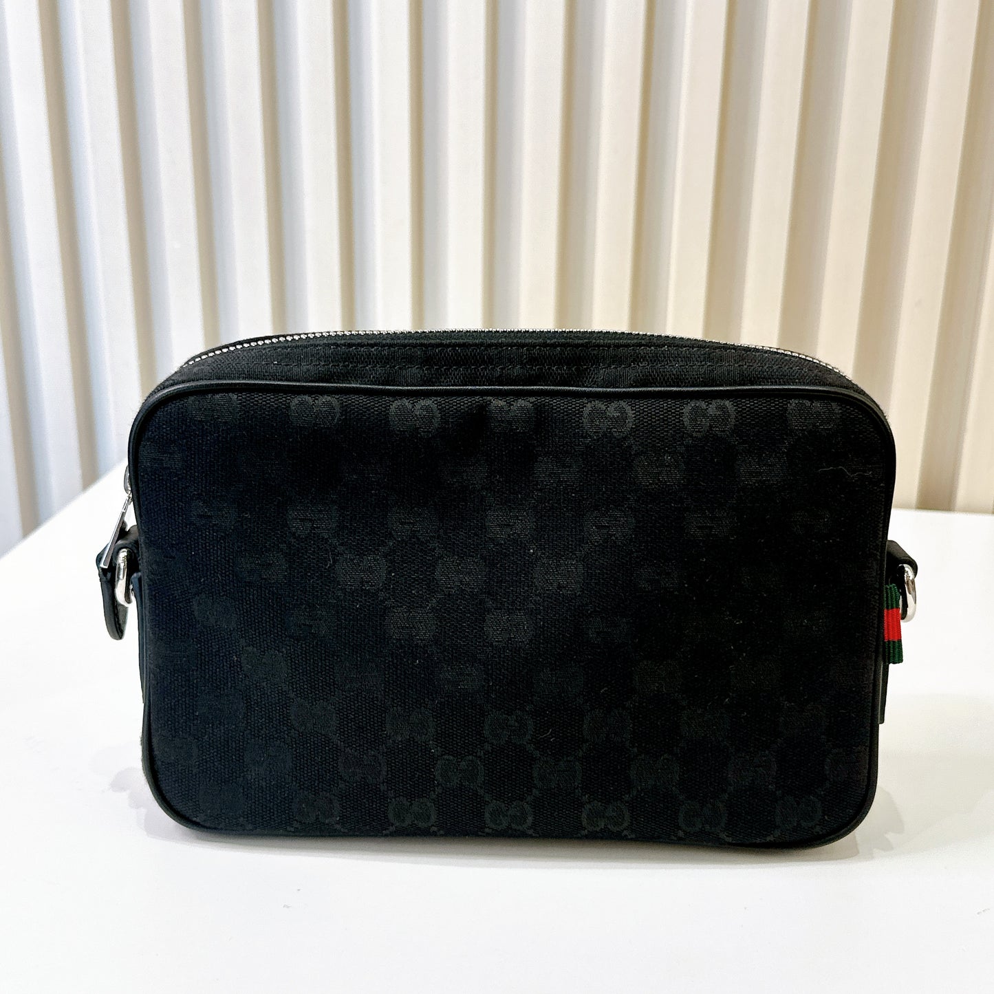 Gucci Canvas Crossbody Bag in Black