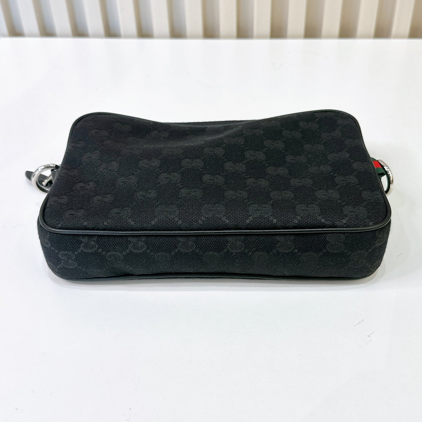 Gucci Canvas Crossbody Bag in Black