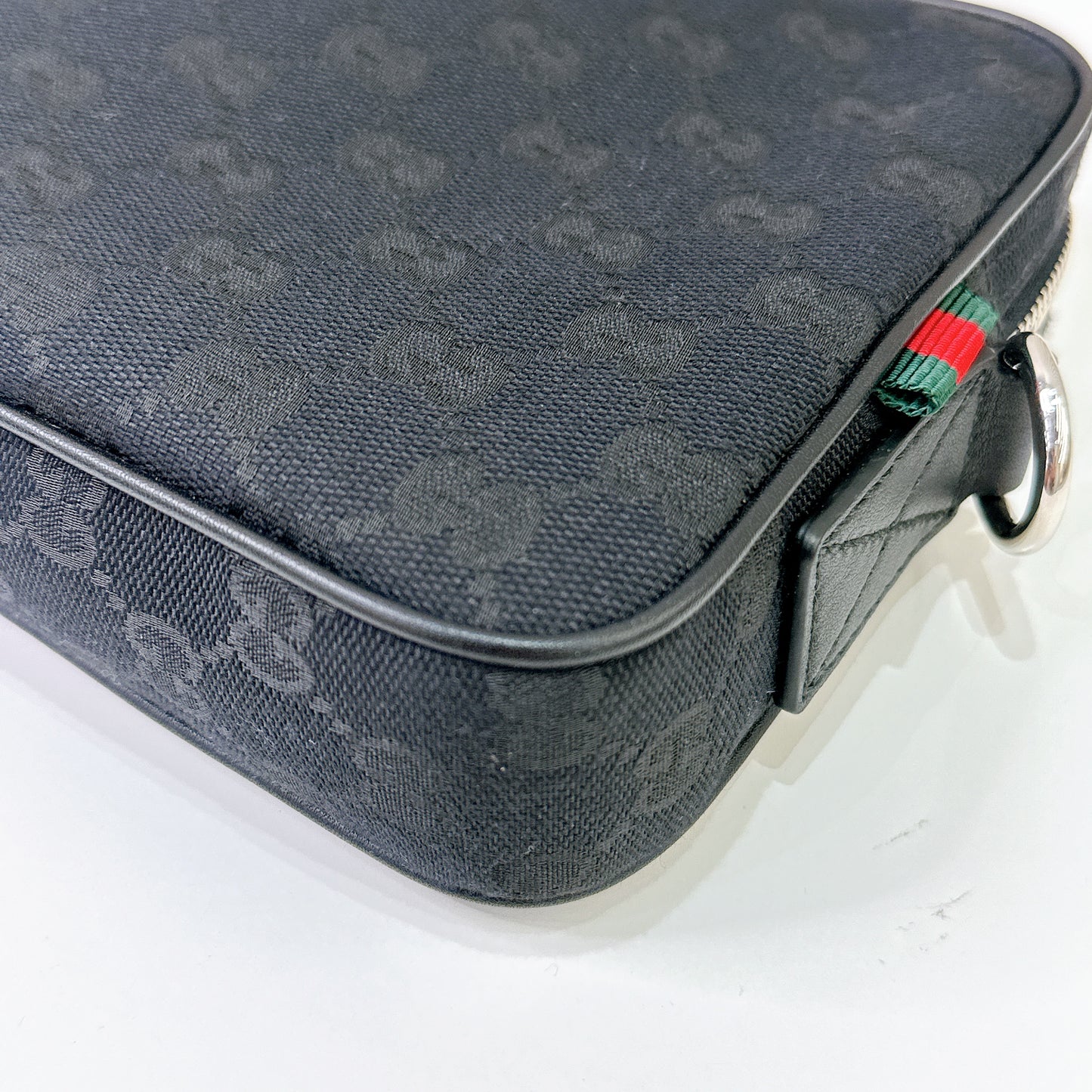Gucci Canvas Crossbody Bag in Black
