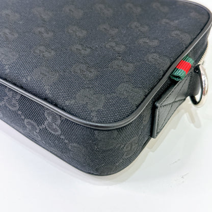 Gucci Canvas Crossbody Bag in Black