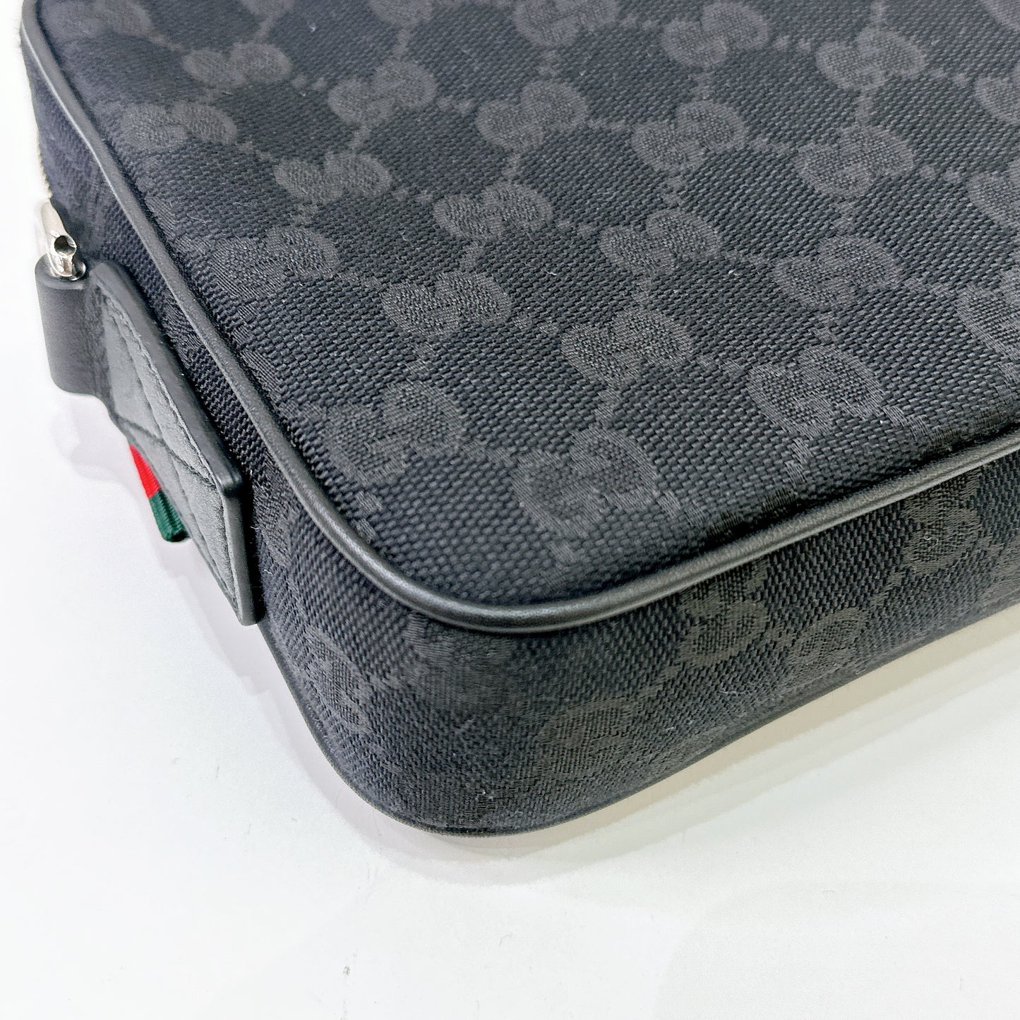Gucci Canvas Crossbody Bag in Black