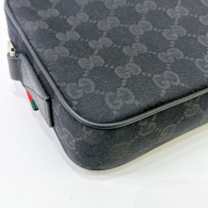 Gucci Canvas Crossbody Bag in Black