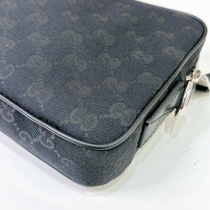 Gucci Canvas Crossbody Bag in Black