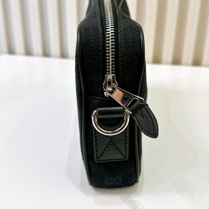 Gucci Canvas Crossbody Bag in Black