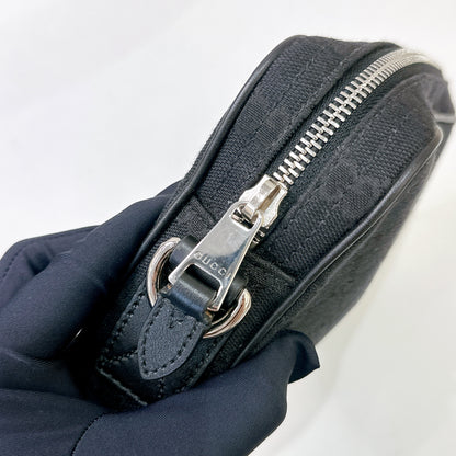 Gucci Canvas Crossbody Bag in Black