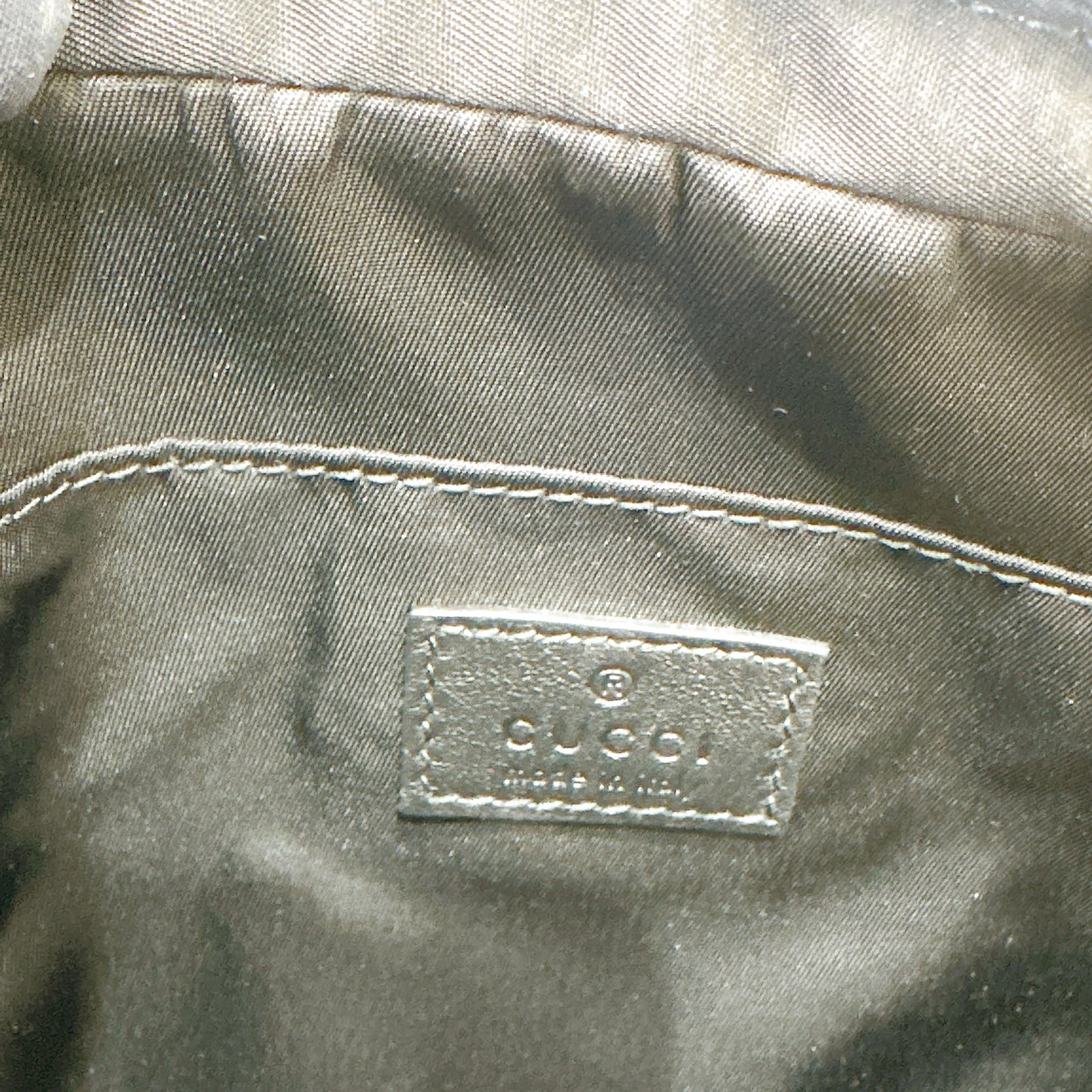 Gucci Canvas Crossbody Bag in Black