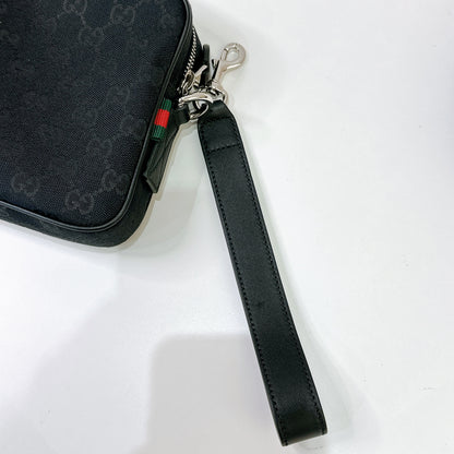 Gucci Canvas Crossbody Bag in Black