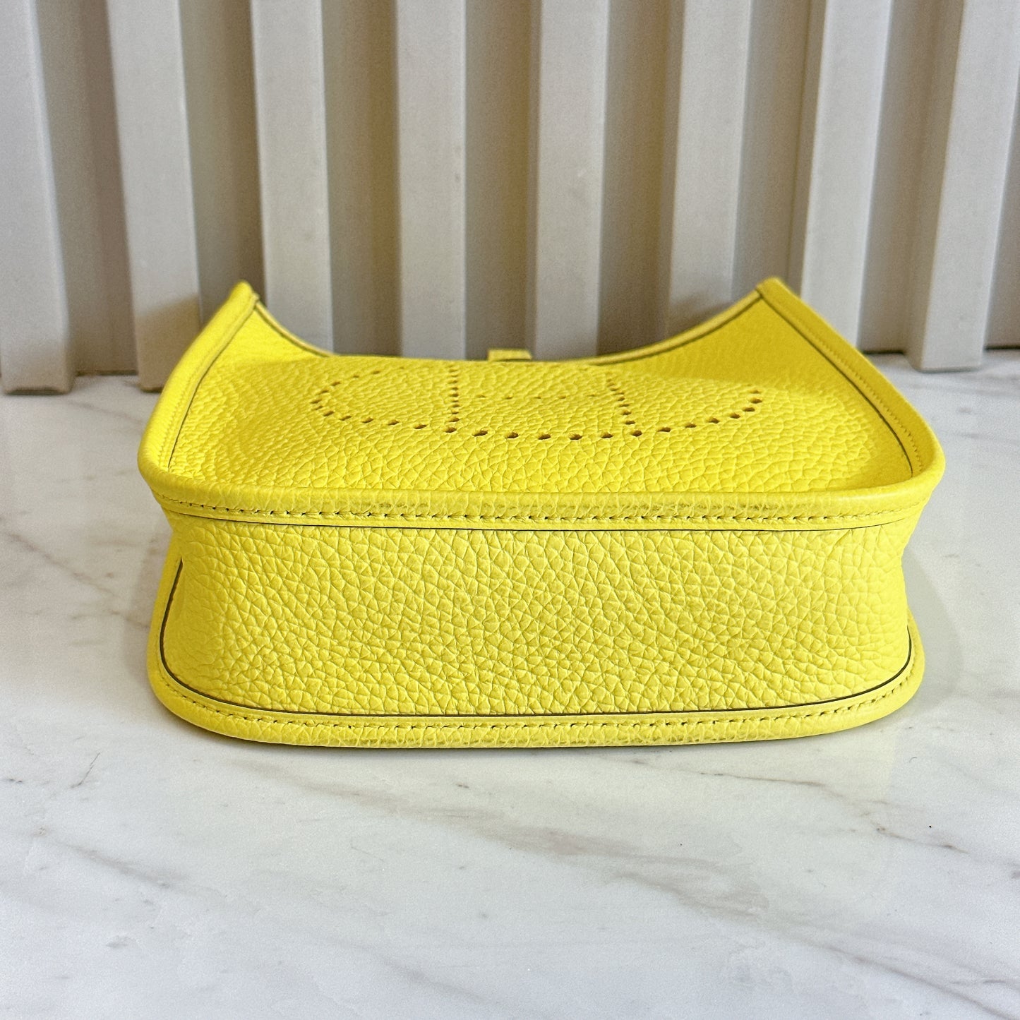 Hermes Mini Evelyn in Limoncello