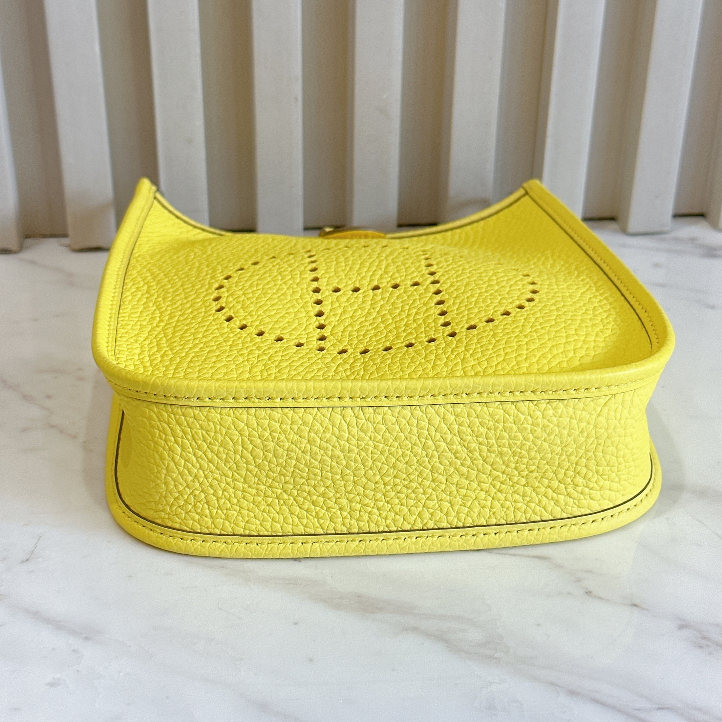 Hermes Mini Evelyn in Limoncello