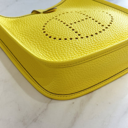 Hermes Mini Evelyn in Limoncello