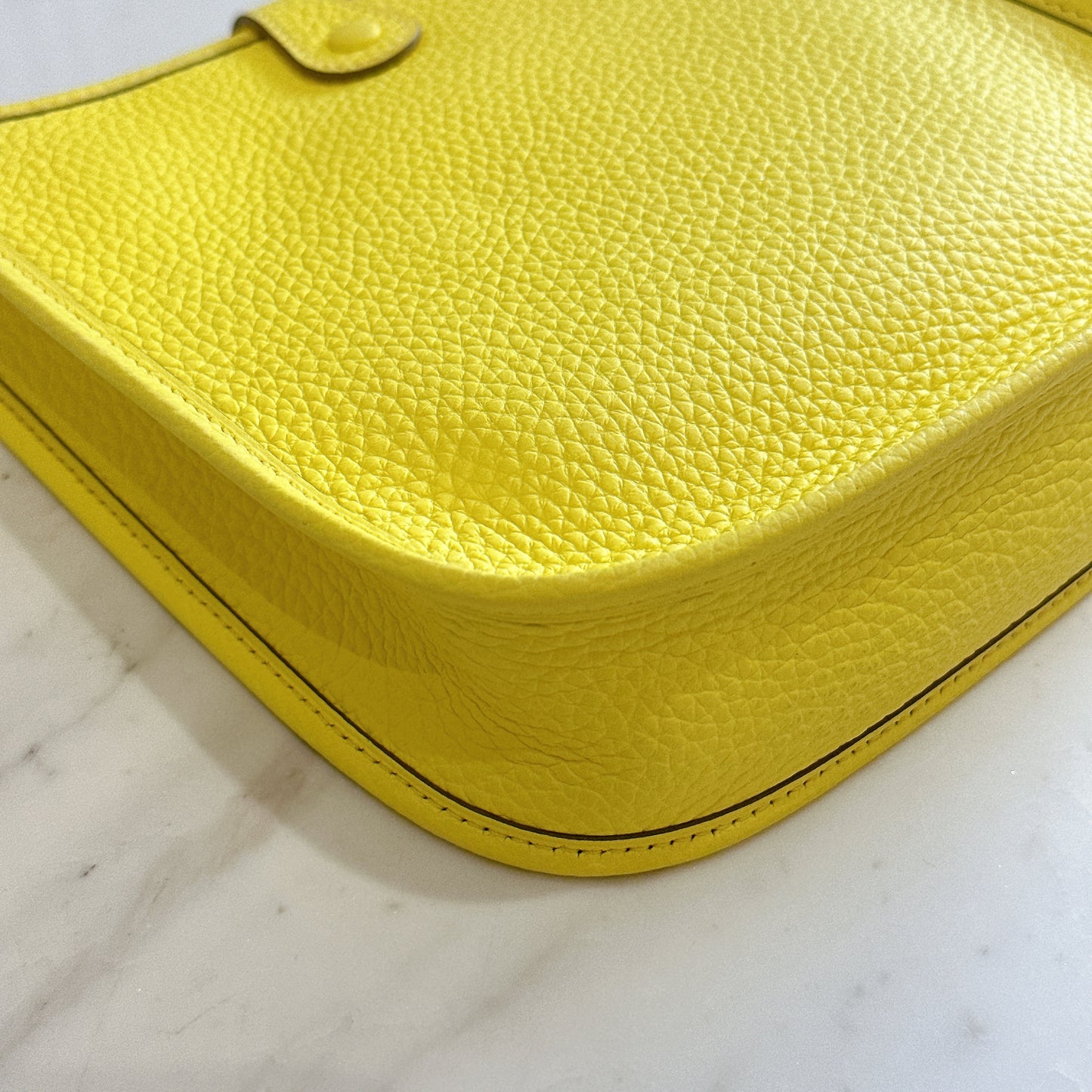 Hermes Mini Evelyn in Limoncello