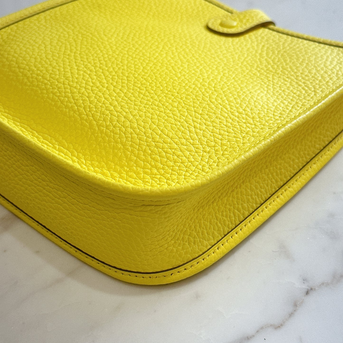 Hermes Mini Evelyn in Limoncello